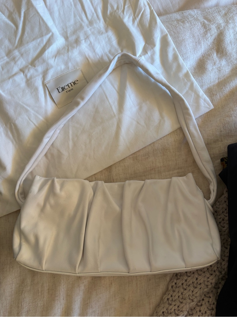 Elleme “Vague” leather shoulder bag